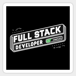 Full Stack Developer Simple Text Magnet